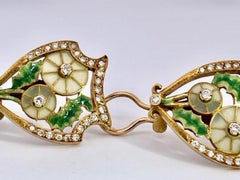 Boucles d'oreilles Masriera Plique a Jour 18K