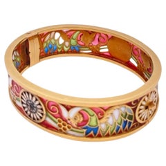 Masriera Y Carreras Plique a Jour Bracelet 18k