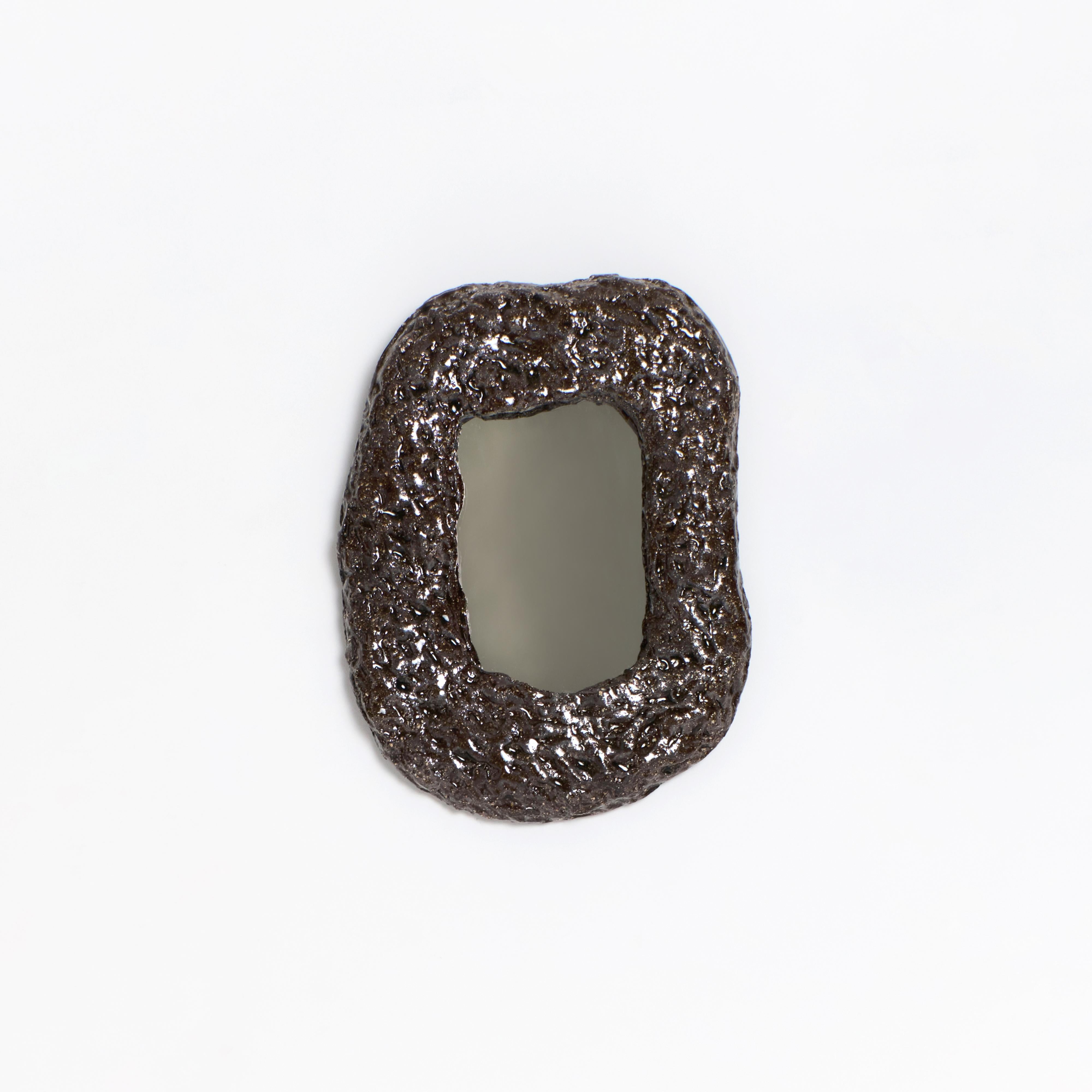 Hand-Crafted Massa Mirror For Sale