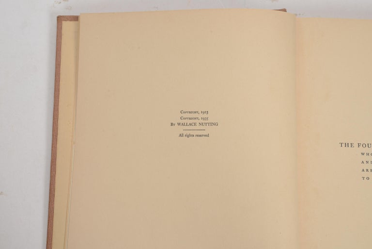 Massachusetts Beautiful by Wallace Nutting, Signed First Edition Thus For Sale 8