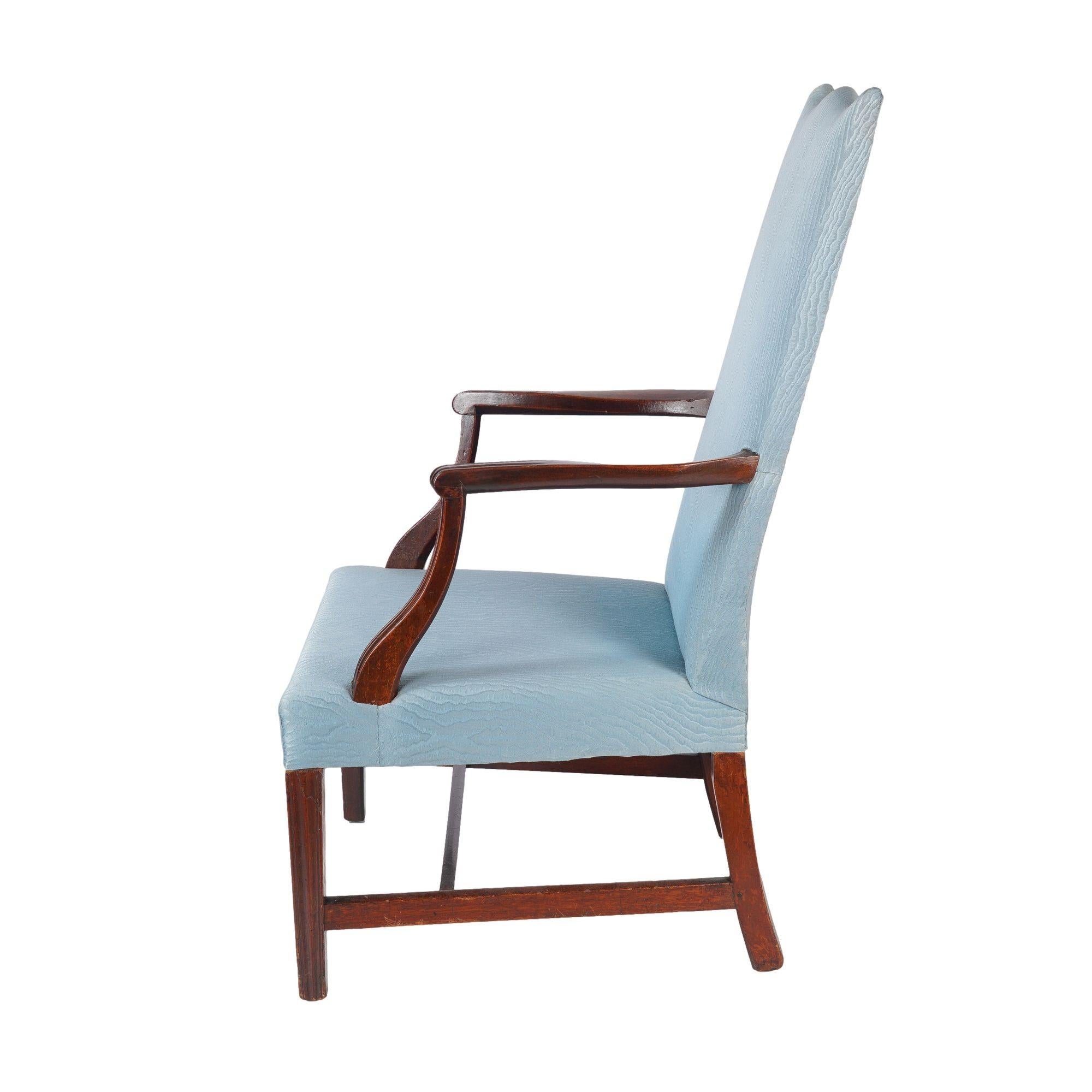 American Classical Massachusetts Martha Washington lolling chair, c. 1785 For Sale