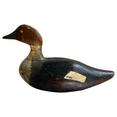 Used Massachusetts Goldeneye Hen Decoy, circa 1920s