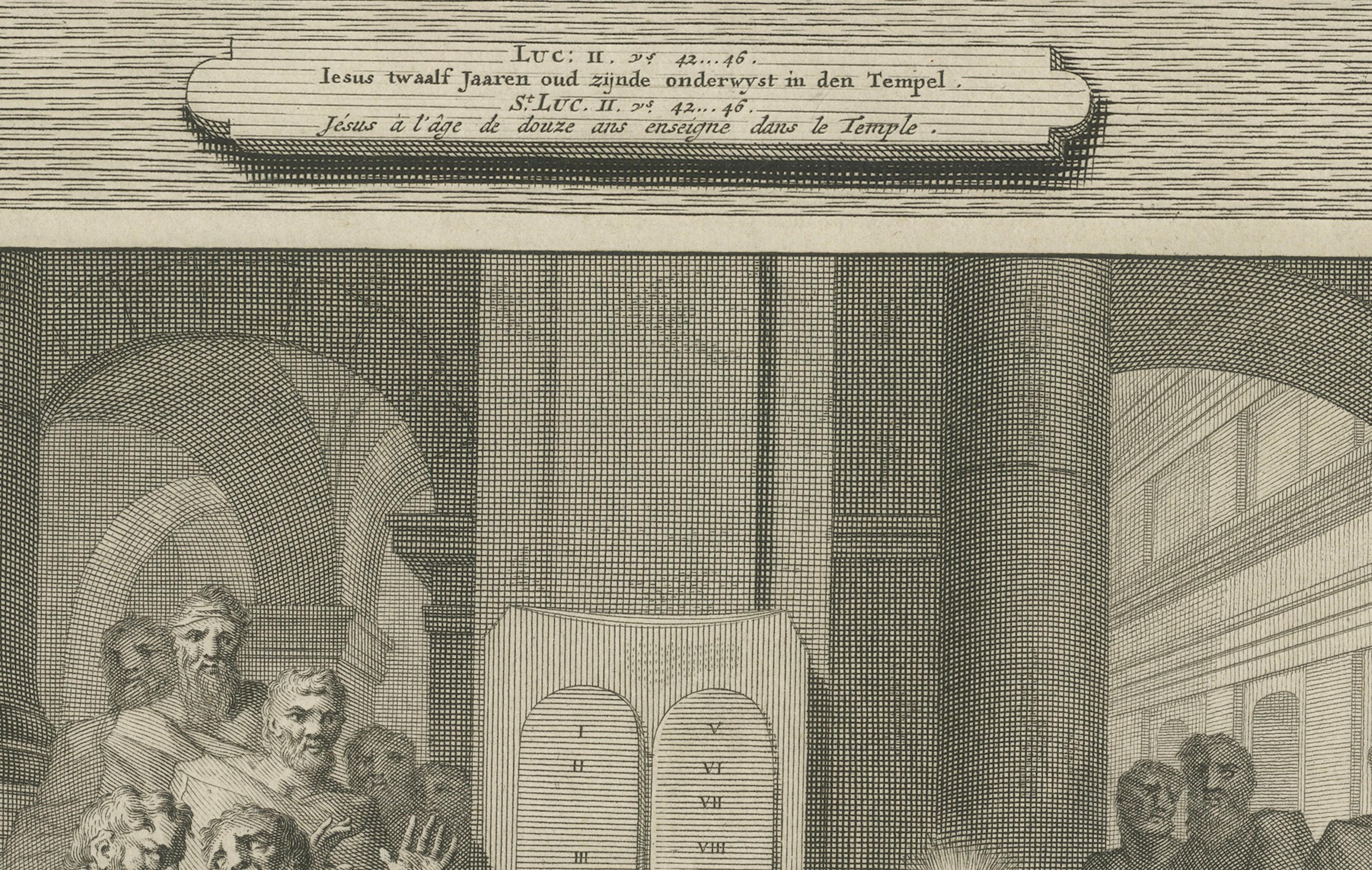 Massaker an den Unschuldigen und Christus unter den Ärzten, Pieter Mortier, um 1700 (Niederländisch) im Angebot