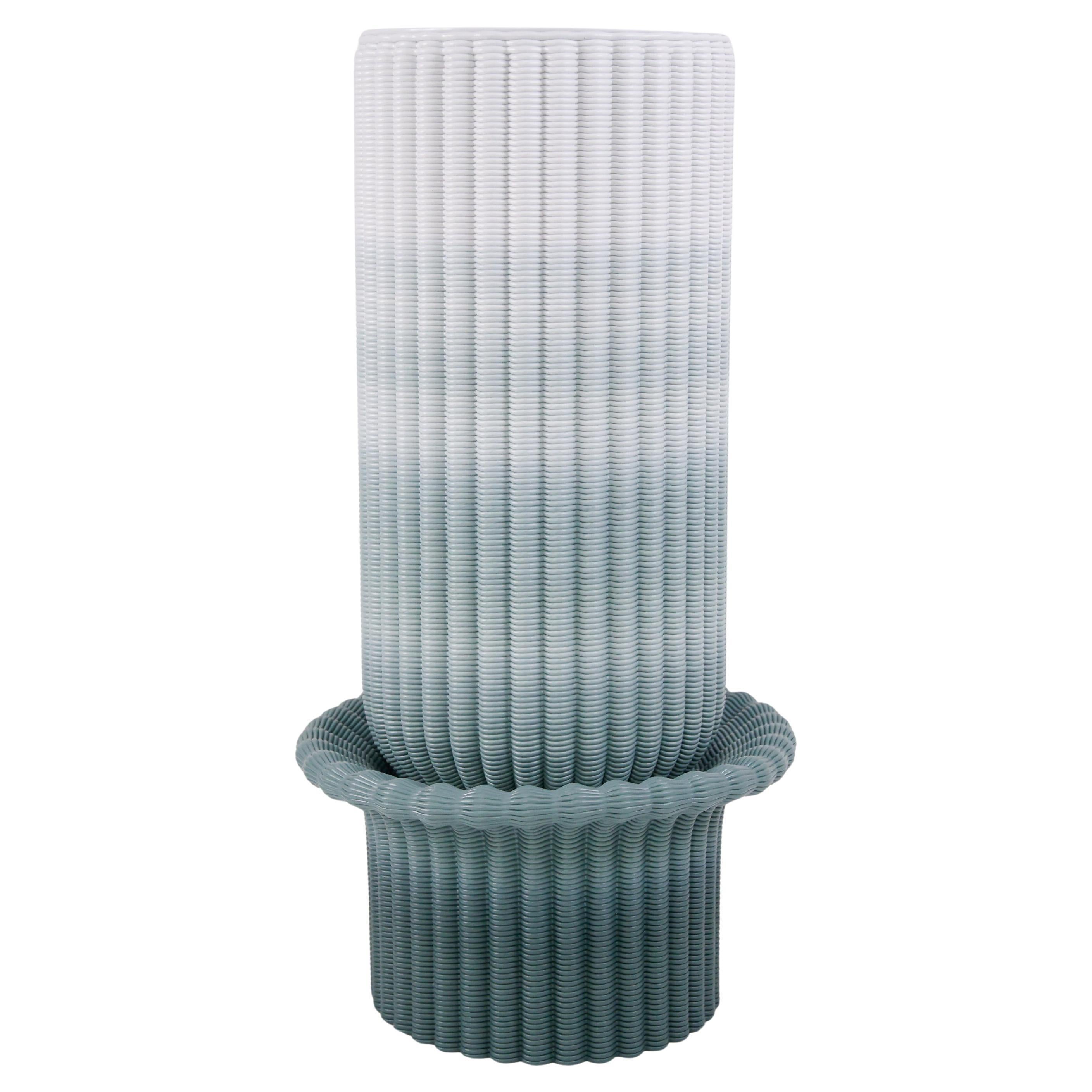 Tabouret de bar "Massage" imprimé en 3D en plastique recyclé dégradé vert & Greene Greene