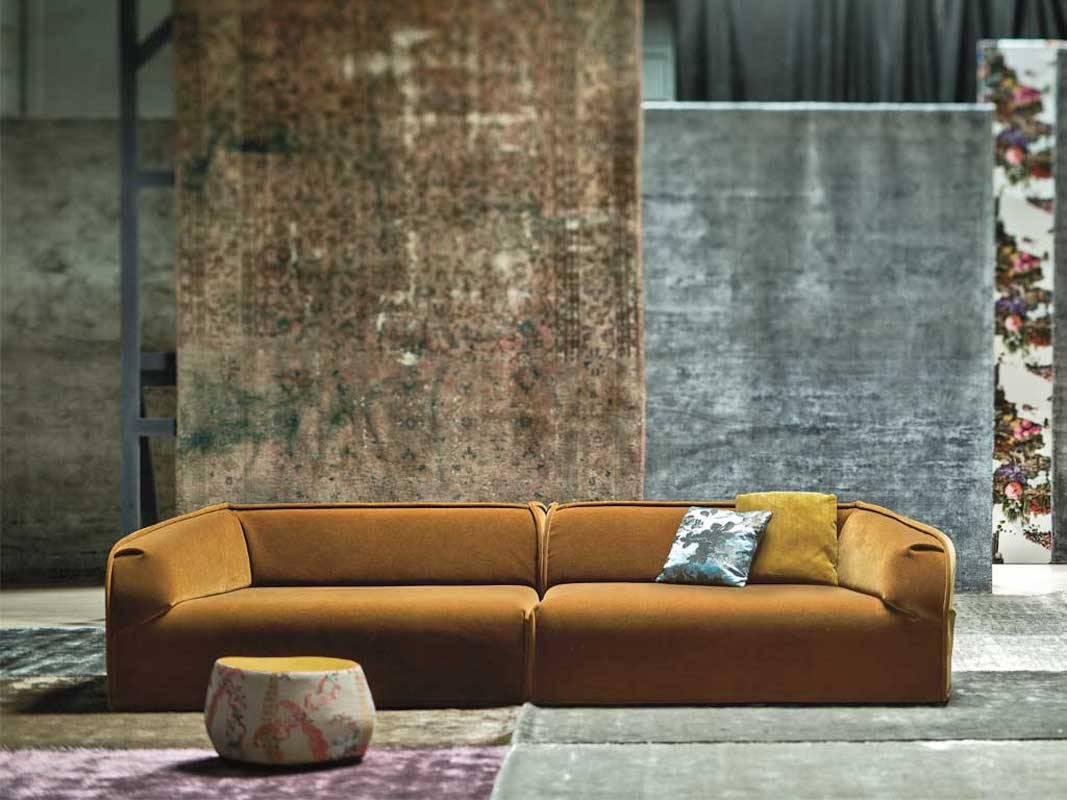 M.A.S.S.A.S Modular Sofa by Patricia Urquiola for Moroso in Fabric For Sale 1