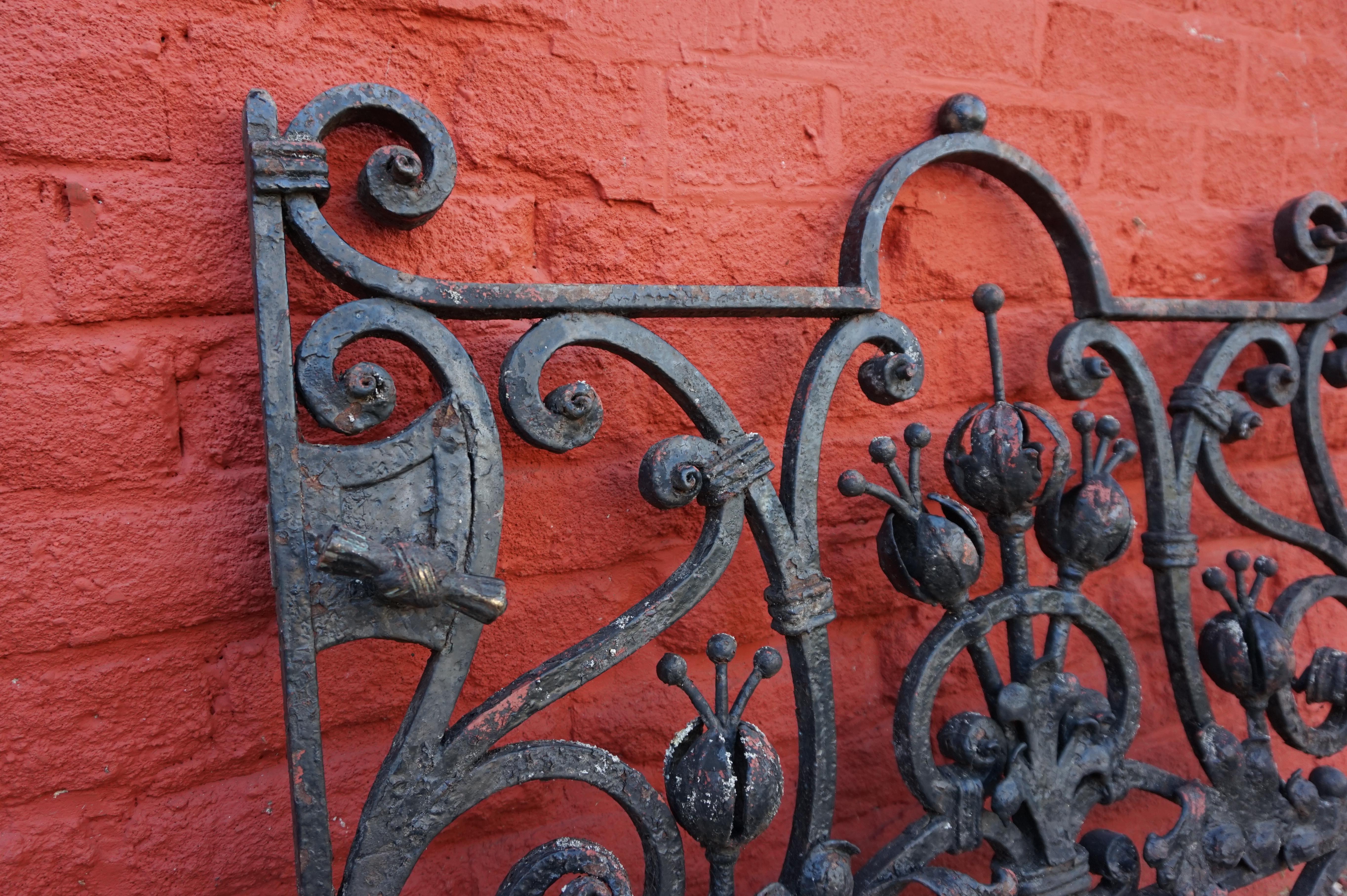 German Massice antique ironmongery Garden Gate, 1860