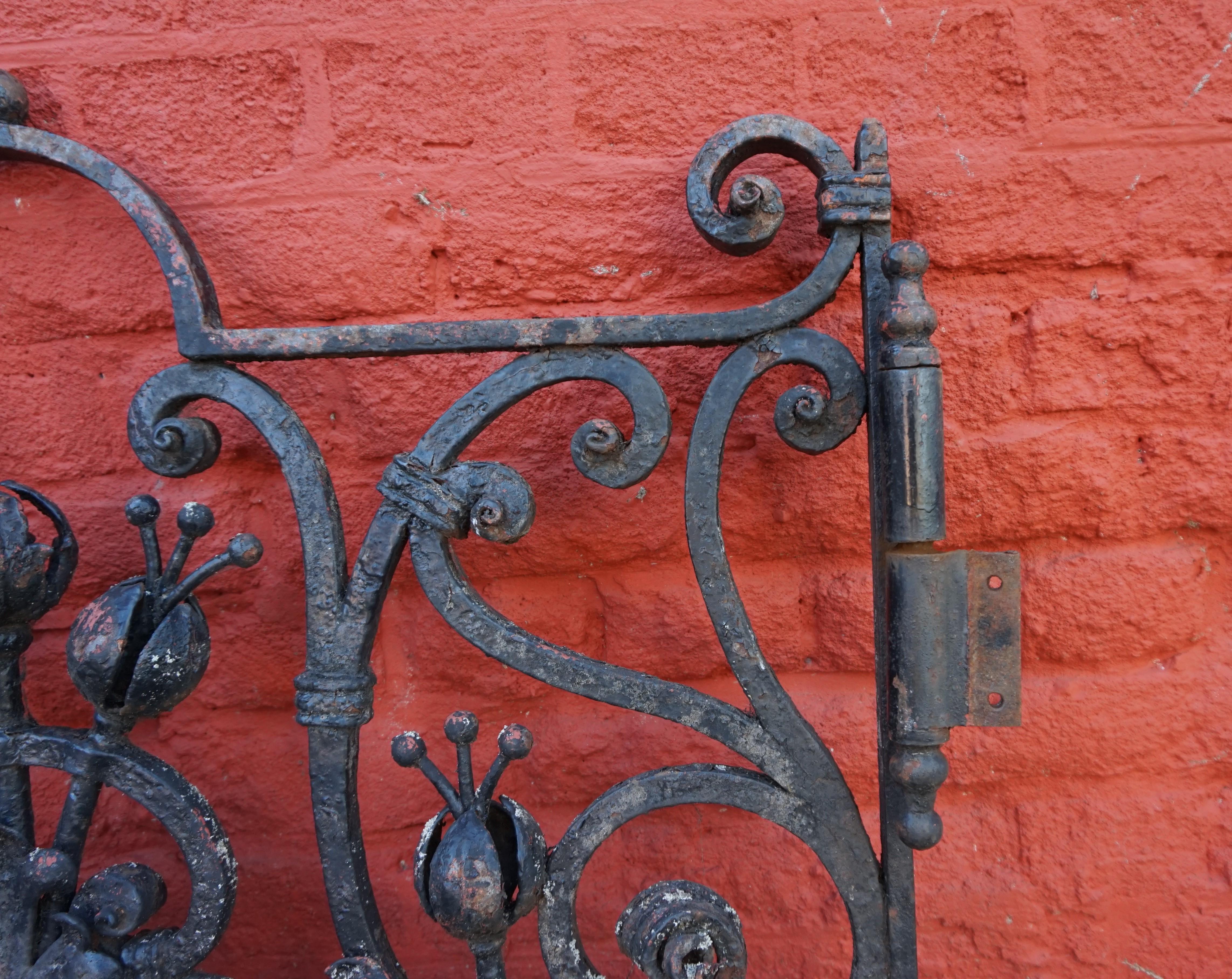 Iron Massice antique ironmongery Garden Gate, 1860