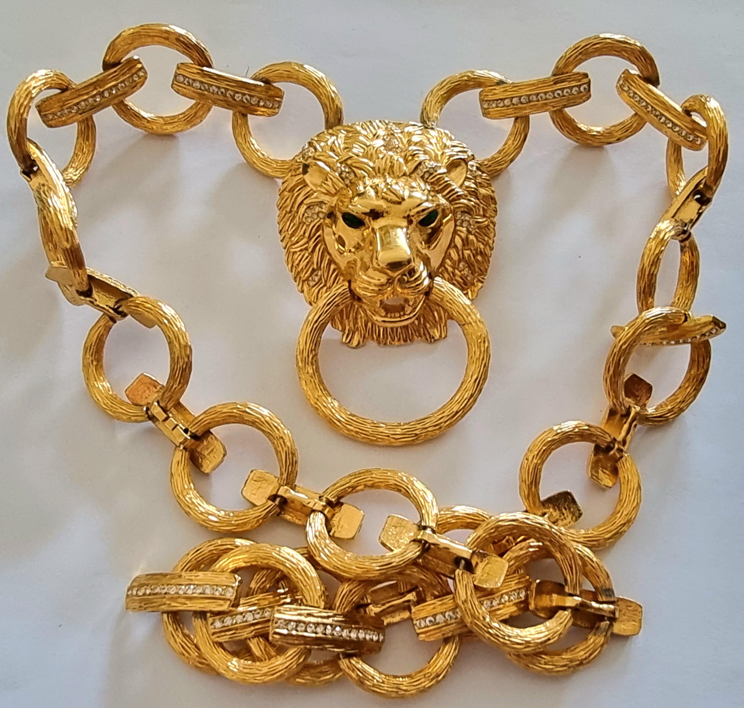 Massive NECKLACE SAUTOIR D'ORLAN, vintage from the 80s In Excellent Condition For Sale In SAINT-CLOUD, FR