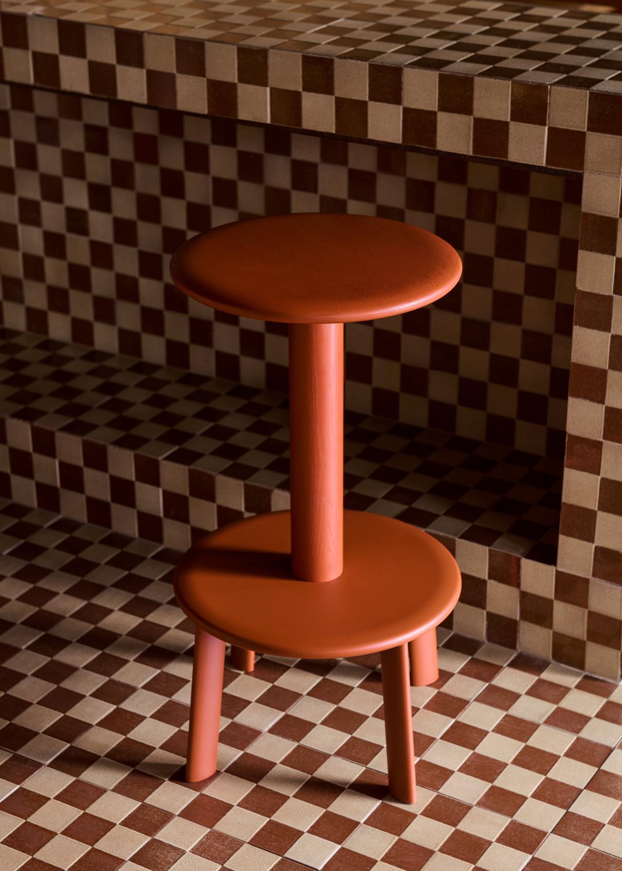 Contemporary Massif Counter Stool, AV39, Ember Color by Anderssen & Voll for &Tradition For Sale