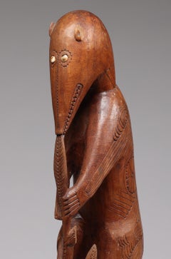 Massim Peoples from Trobriand Islands Animal Kangaroo Sculpture New Guinea