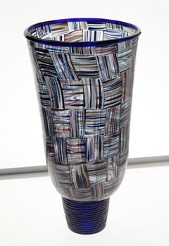 Massimiliano Schiavon for Pauly, Vaso a Tessere, Three Avventurina Colors Stripe