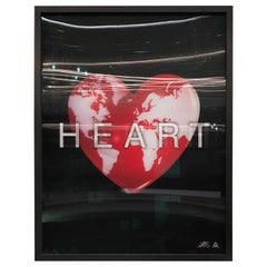 Massimo Agostinelli Heart Earth 2015 Anagrams Series Lenticular Print