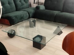 Table basse "Metaphora" de Massimo et Lella Vignelli pour Casigliani, Italie, années 1970