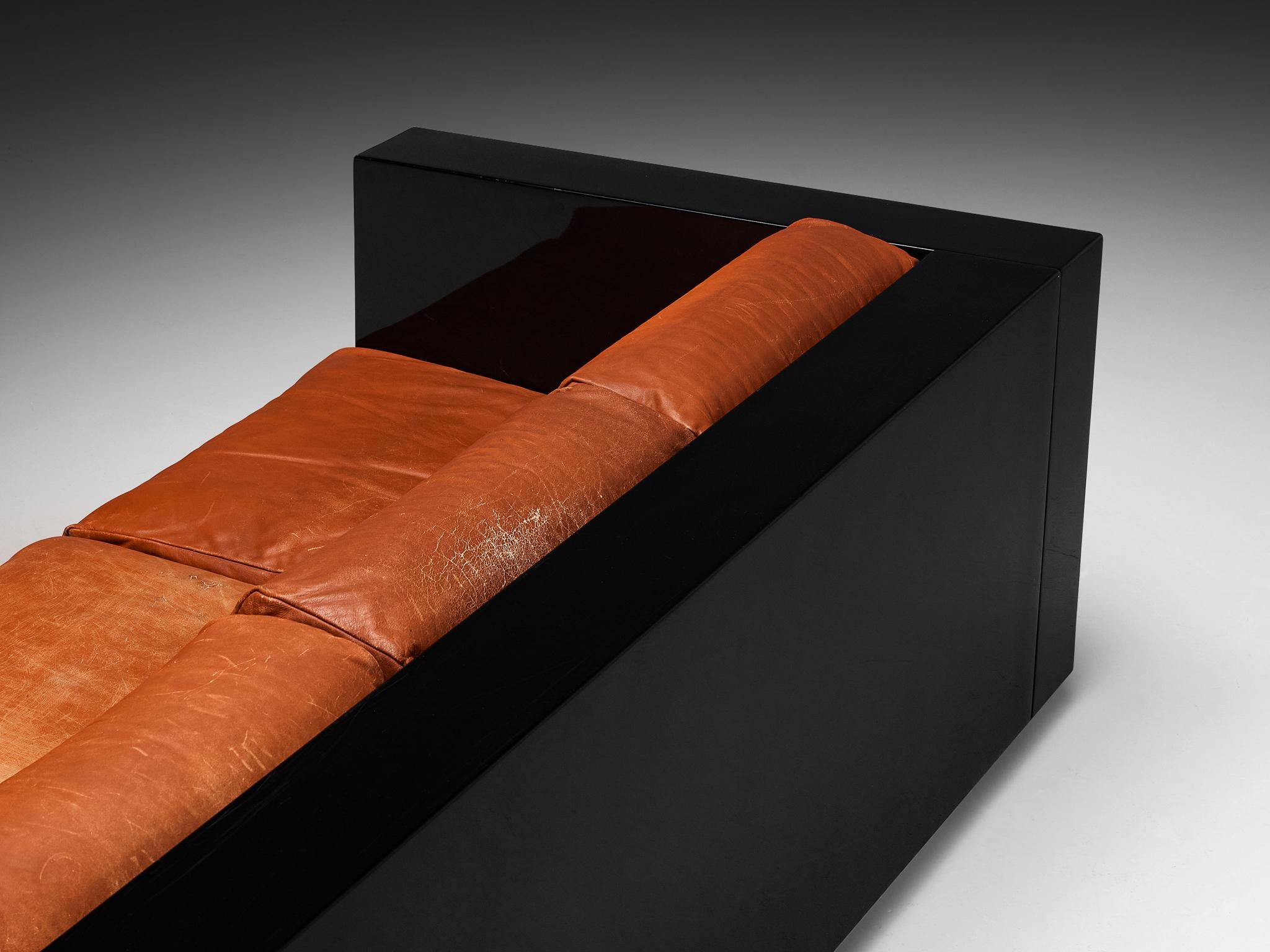 Massimo and Lella Vignelli for Poltronova Four-Seat 'Saratoga' Sofa (canapé quatre places) en vente 3