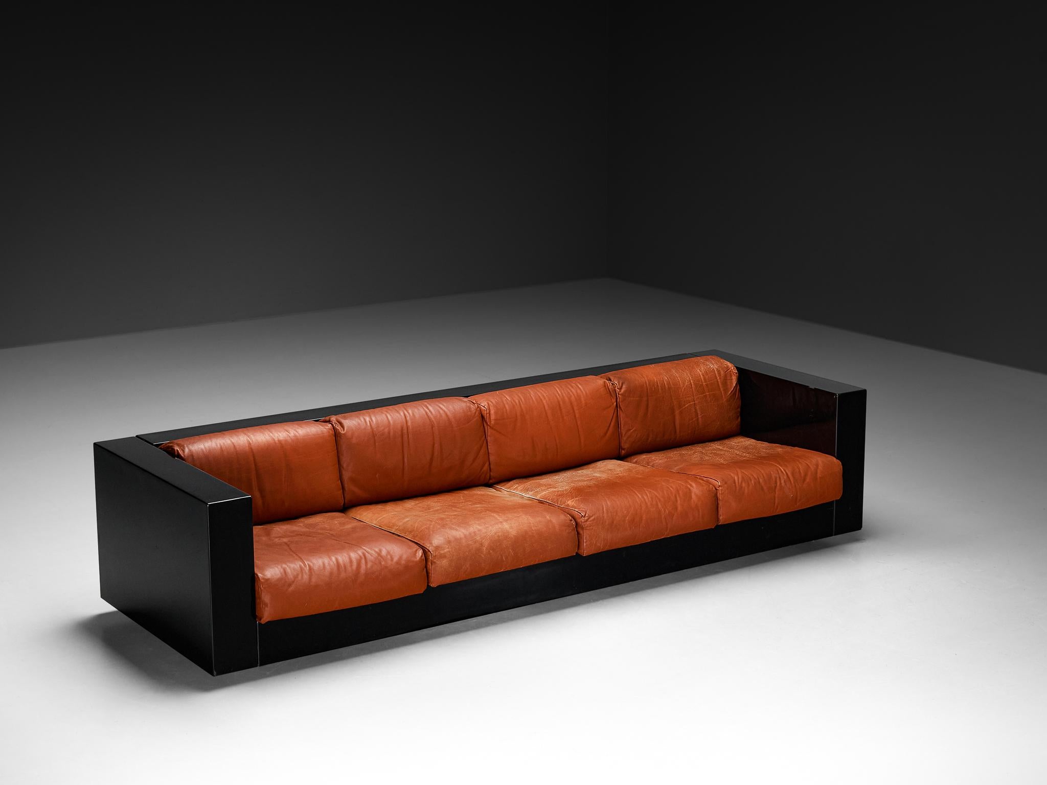 Massimo et Lella Vignelli pour Poltronova, canapé quatre places 