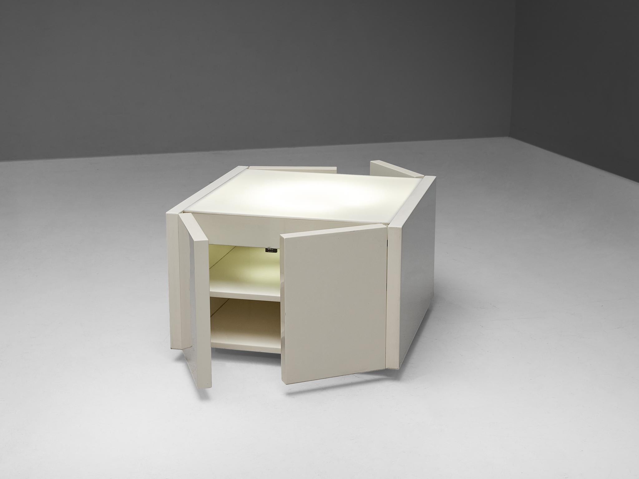 Post-Modern Massimo and Lella Vignelli for Poltronova 'Saratoga' Light Table  For Sale