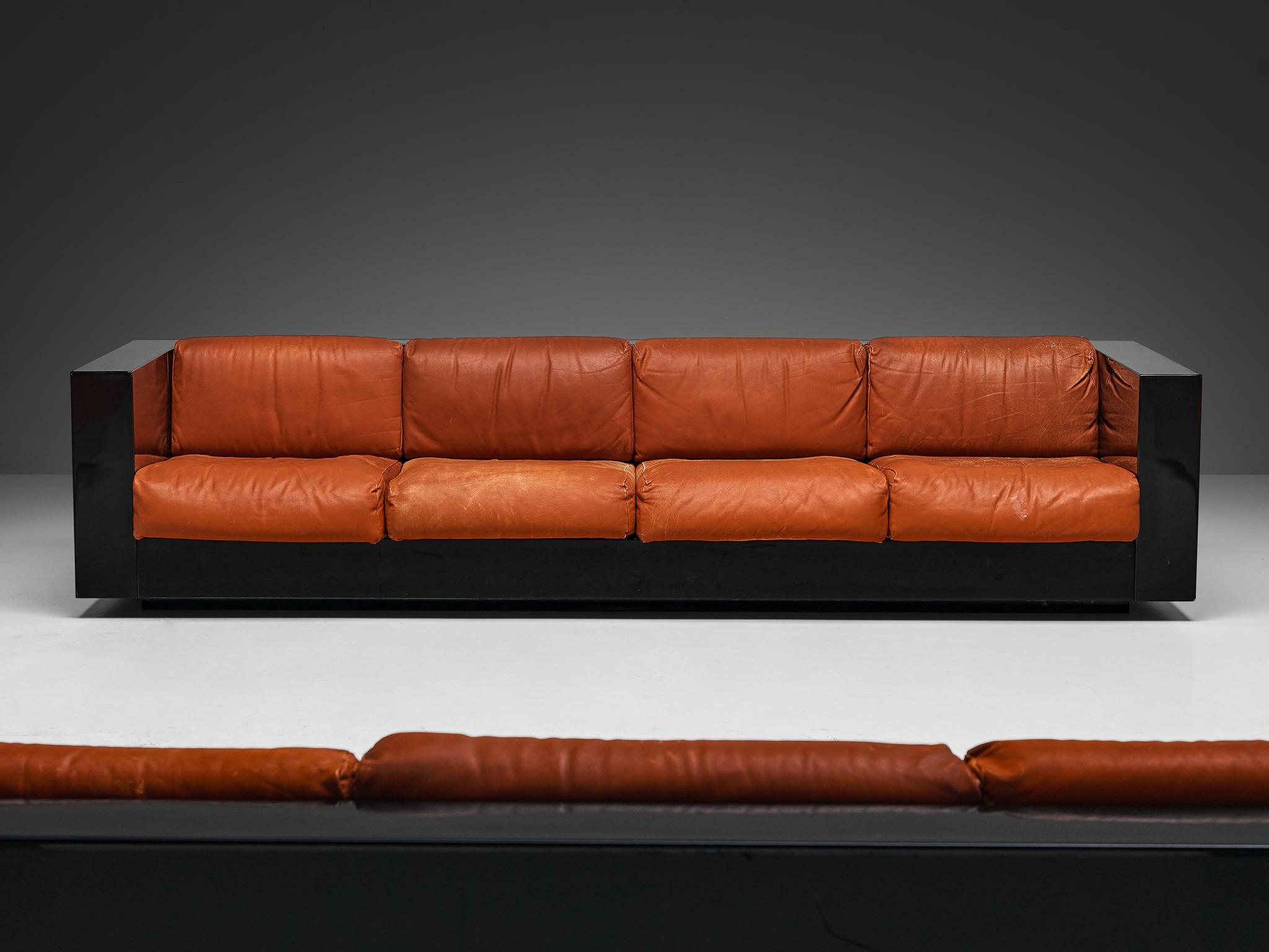 Mid-20th Century Massimo and Lella Vignelli for Poltronova 'Saratoga' Living Room Set  For Sale