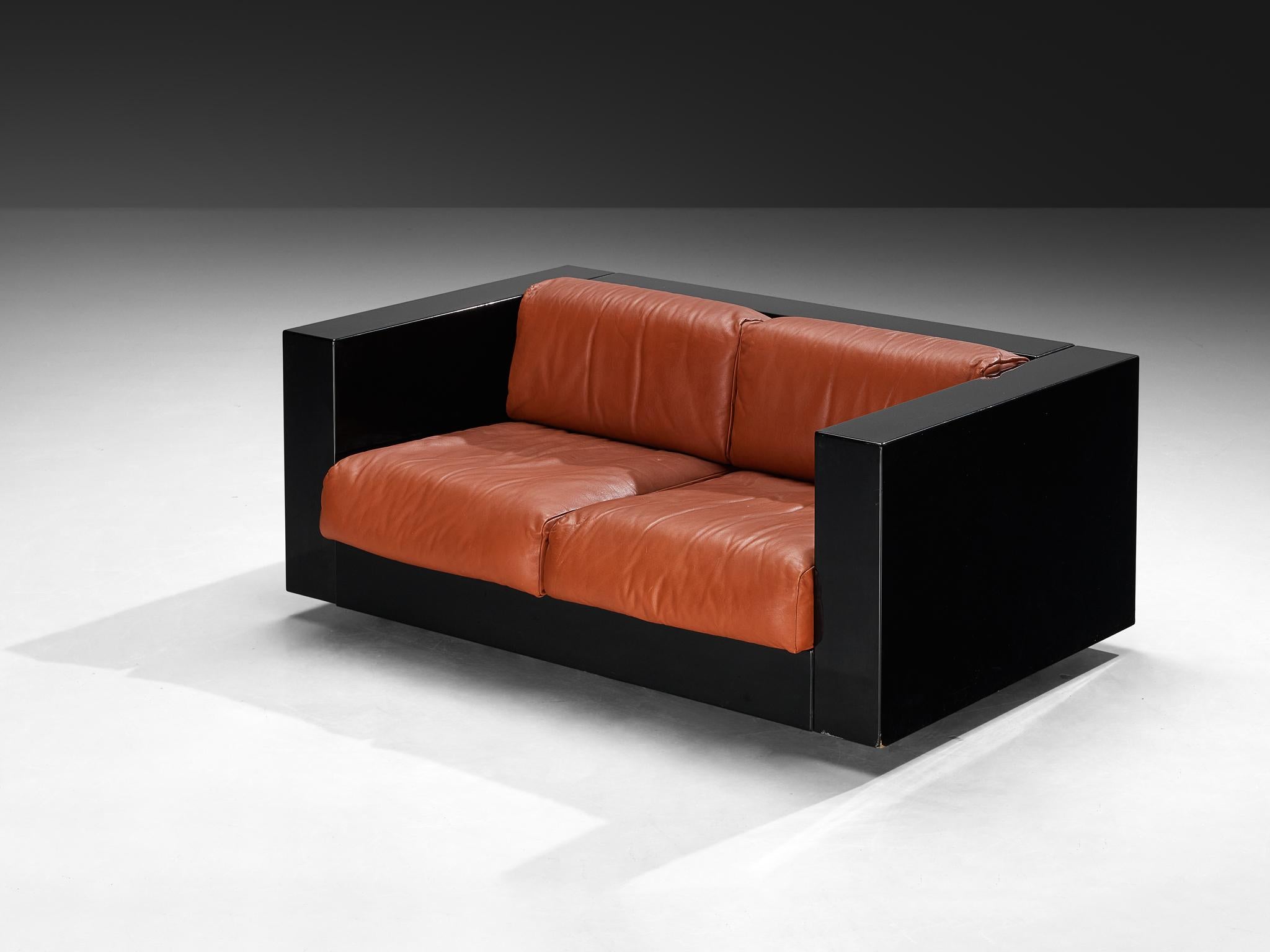 Massimo and Lella Vignelli para Poltronova, Sofá de dos plazas 
