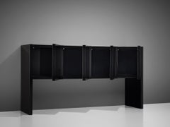 Massimo and Lella Vignelli 'Saratoga' Sideboard in Black High Gloss Lacquer