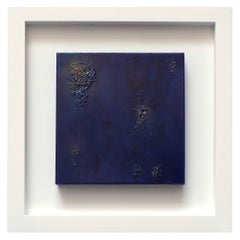 DEEP BLUE EMOTION-Modern- Massimo Caiafa Italian Abstract Mixed media on Canvas