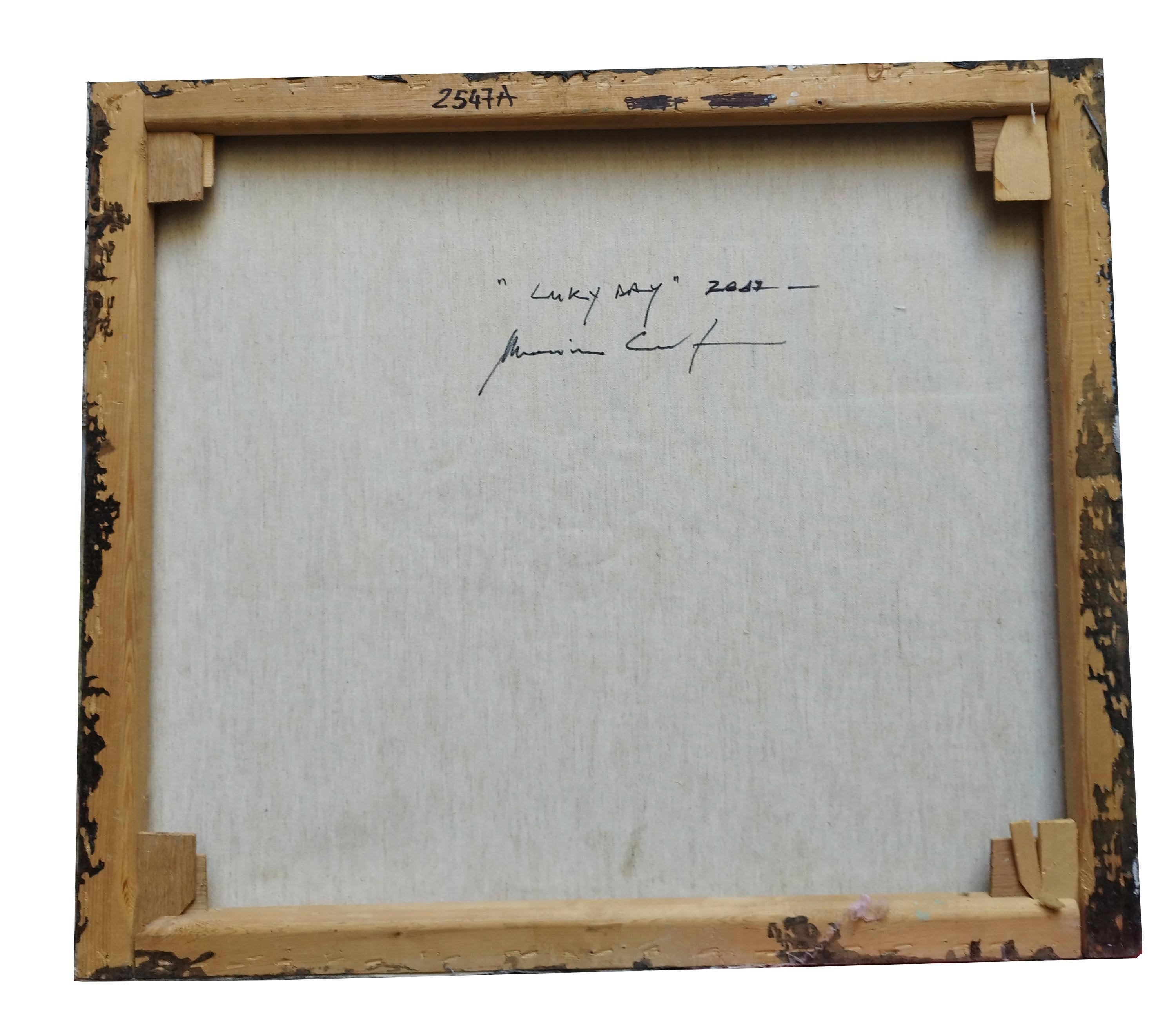 LUCKY DAY - Massimo Caiafa Abastract Öl auf Leinwand, Italien.2017 1