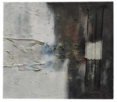 Huile sur toile Abastract Massimo Caiafa, Italie, 2017