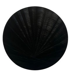 THE MOON BLACK - Massimo Caiafa Abastract Oil on Canvas, Italy.2020