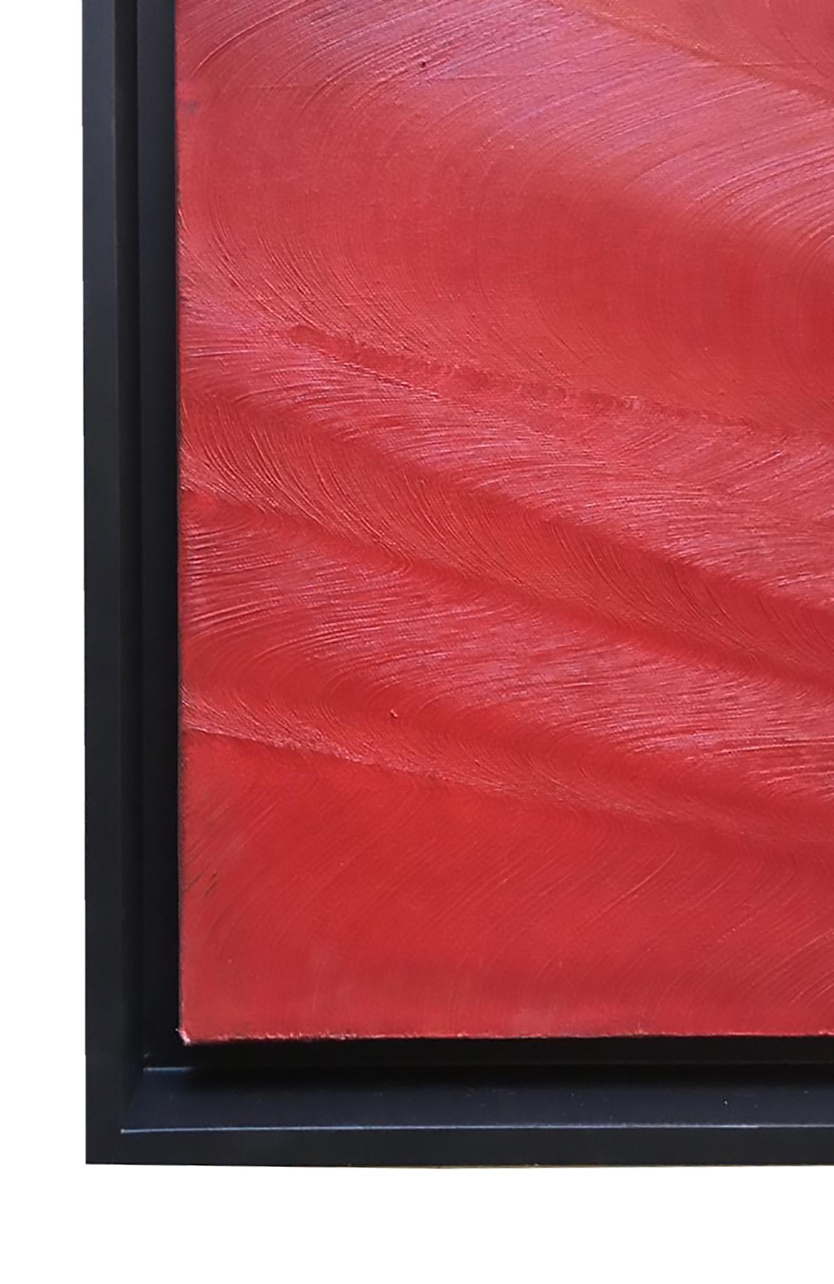 IL SOLE ROSSO - Massimo Caiafa Abastract Olio su tela, Italia.2021 in vendita 3