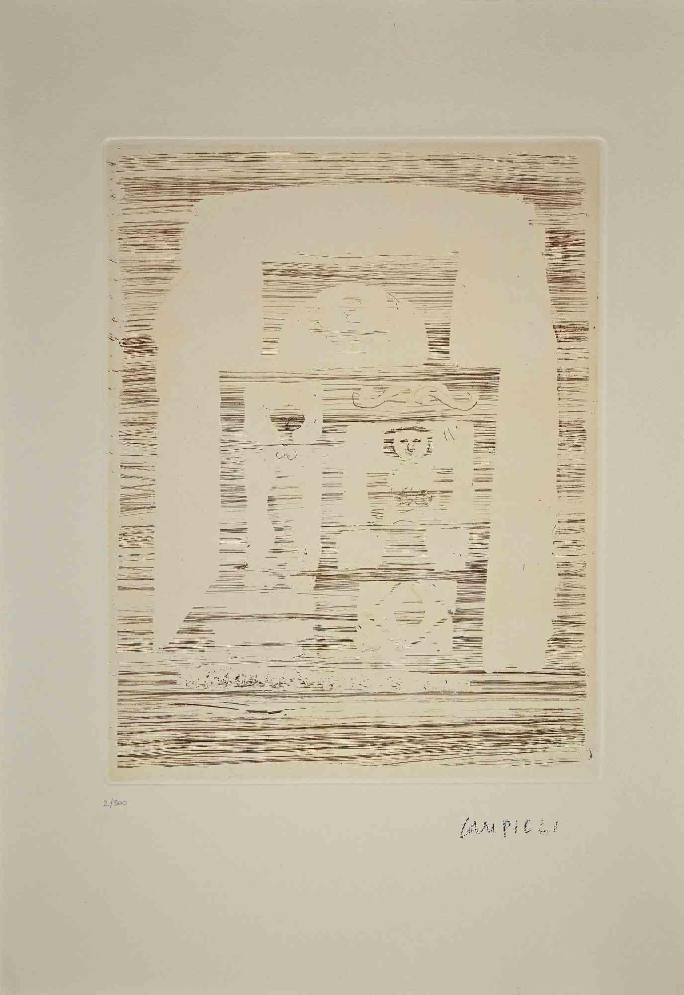 Das Frauenhaus ist ein Druck von Massimo Campigli aus den 1970/1971er Jahren.

Radierung auf Papier.

Dieses Kunstwerk gehört zu einer Reihe von Werken, die in der letzten Schaffensperiode des Künstlers entstanden sind und zur Jahreswende seines