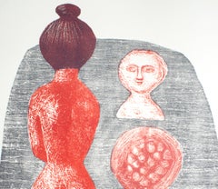 Donne a Ischia – Lithographie – 1952