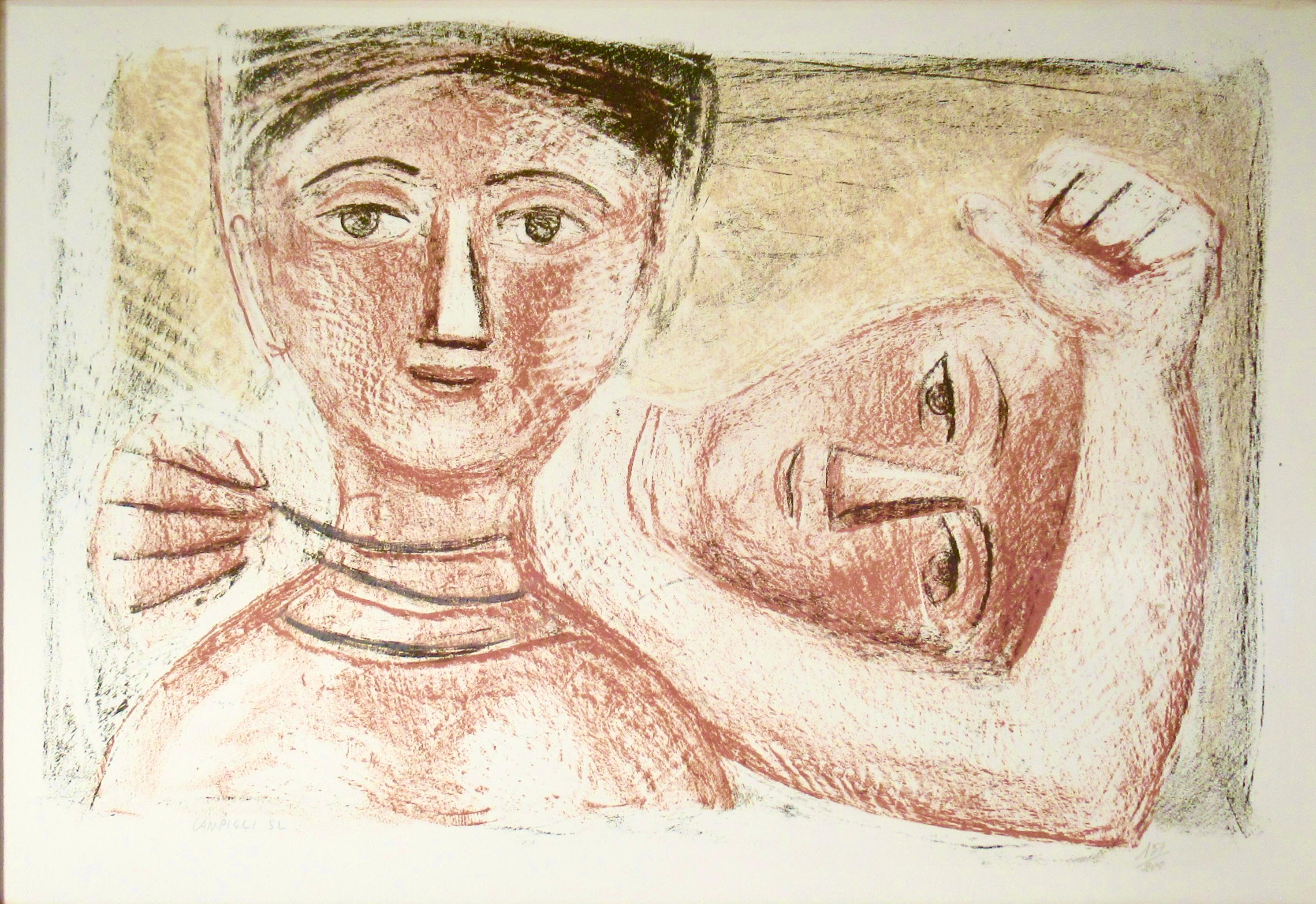 La Collana II – Print von Massimo Campigli