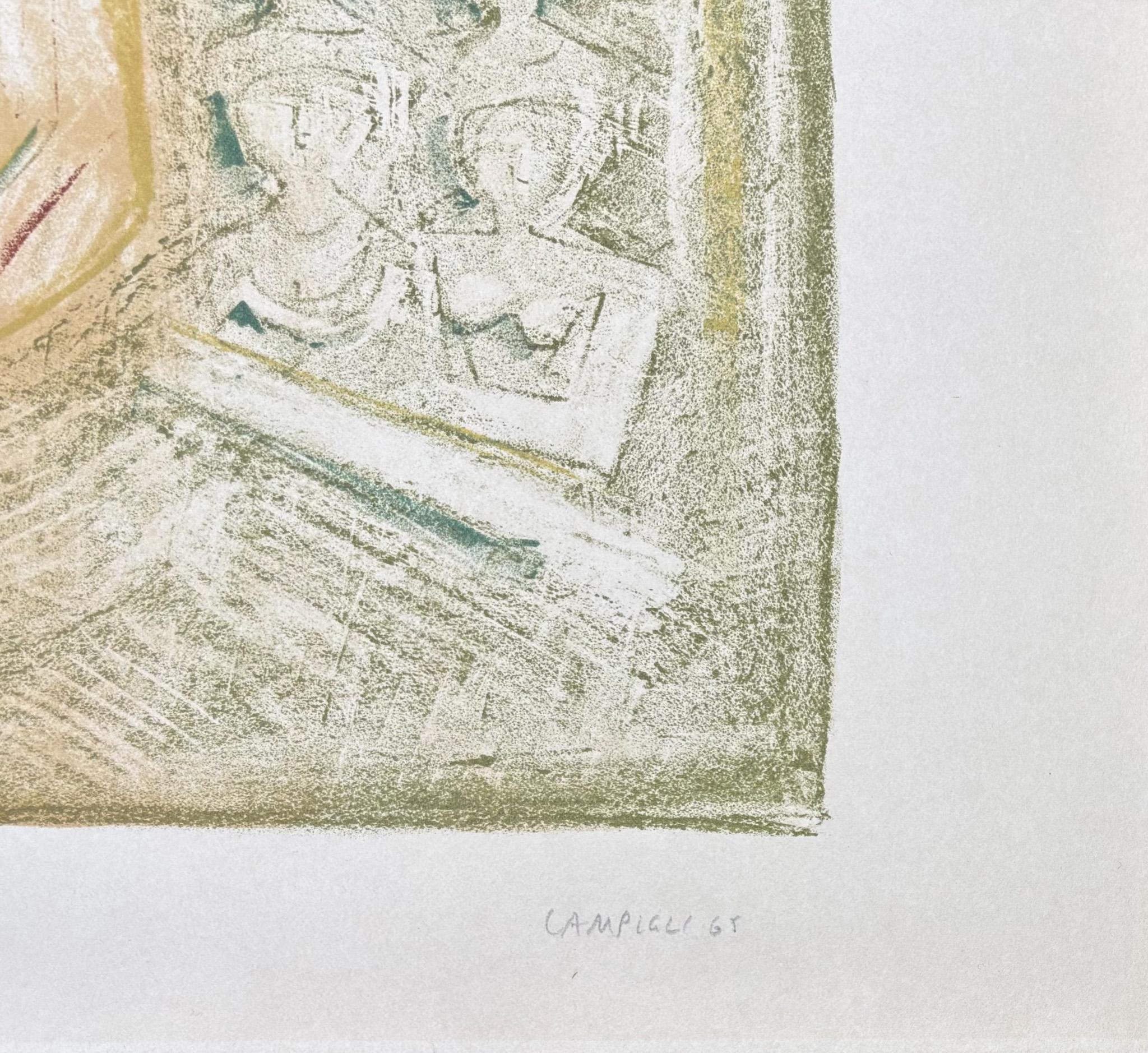 Massimo Campigli (1895–1971) - Danzatrici - lithograph on paper - 1965 For Sale 3