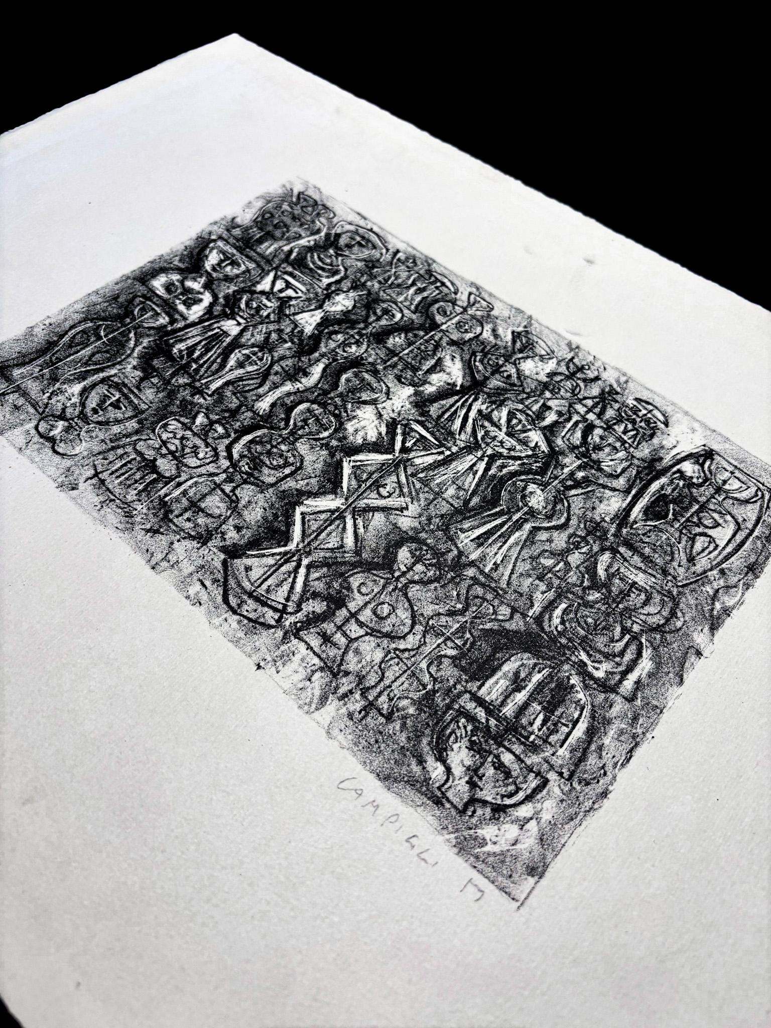 Massimo Campigli (1895–1971) – Folla di donne – Lithograph on Fabriano paper For Sale 4