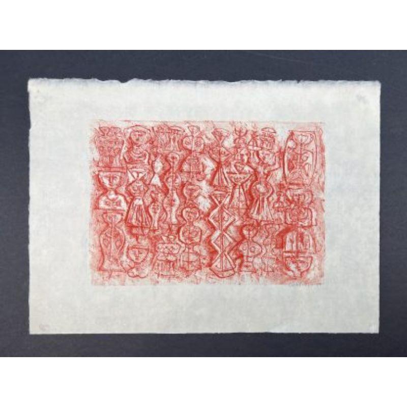 Massimo Campigli - Folla Di Donne - Handsignierte Lithografie, 1959 3