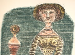 I Promenaders - Litografia di Massimo Campigli - 1957