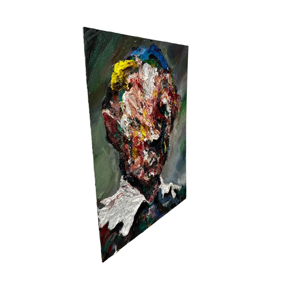 Herr X (Abstrakt), Mixed Media Art, von Massimo Damico