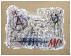 FIND N.6 - Olio astratto italiano su tela, Massimo D'Orta