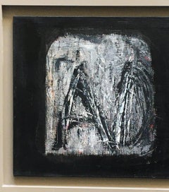 IT WAS INEVITABLE - Quadro astratto italiano ad olio su tela, Massimo D'Orta