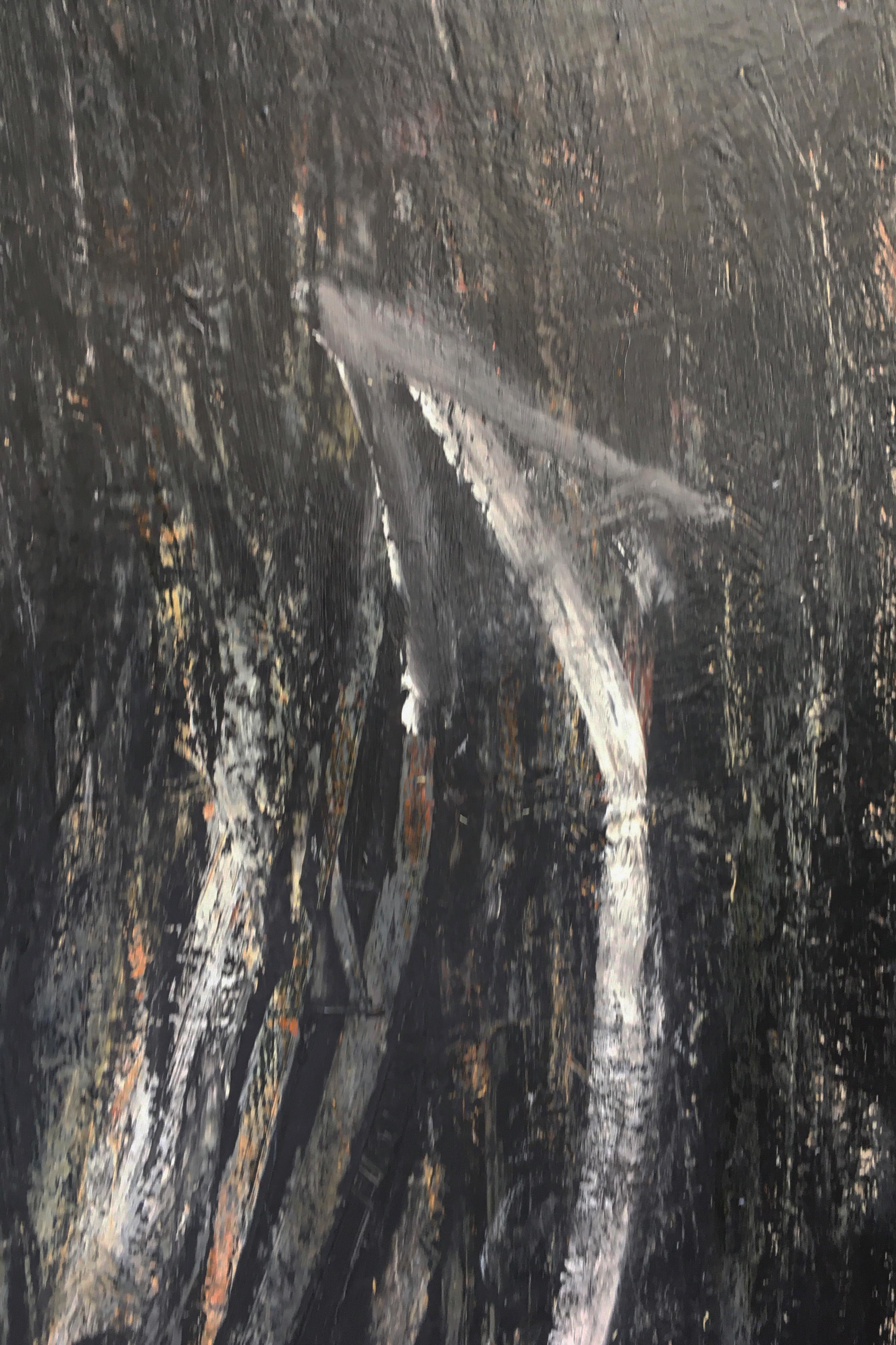LAVAGNA, peinture abstraite italienne à l'huile sur toile, Massimo D'Orta en vente 6