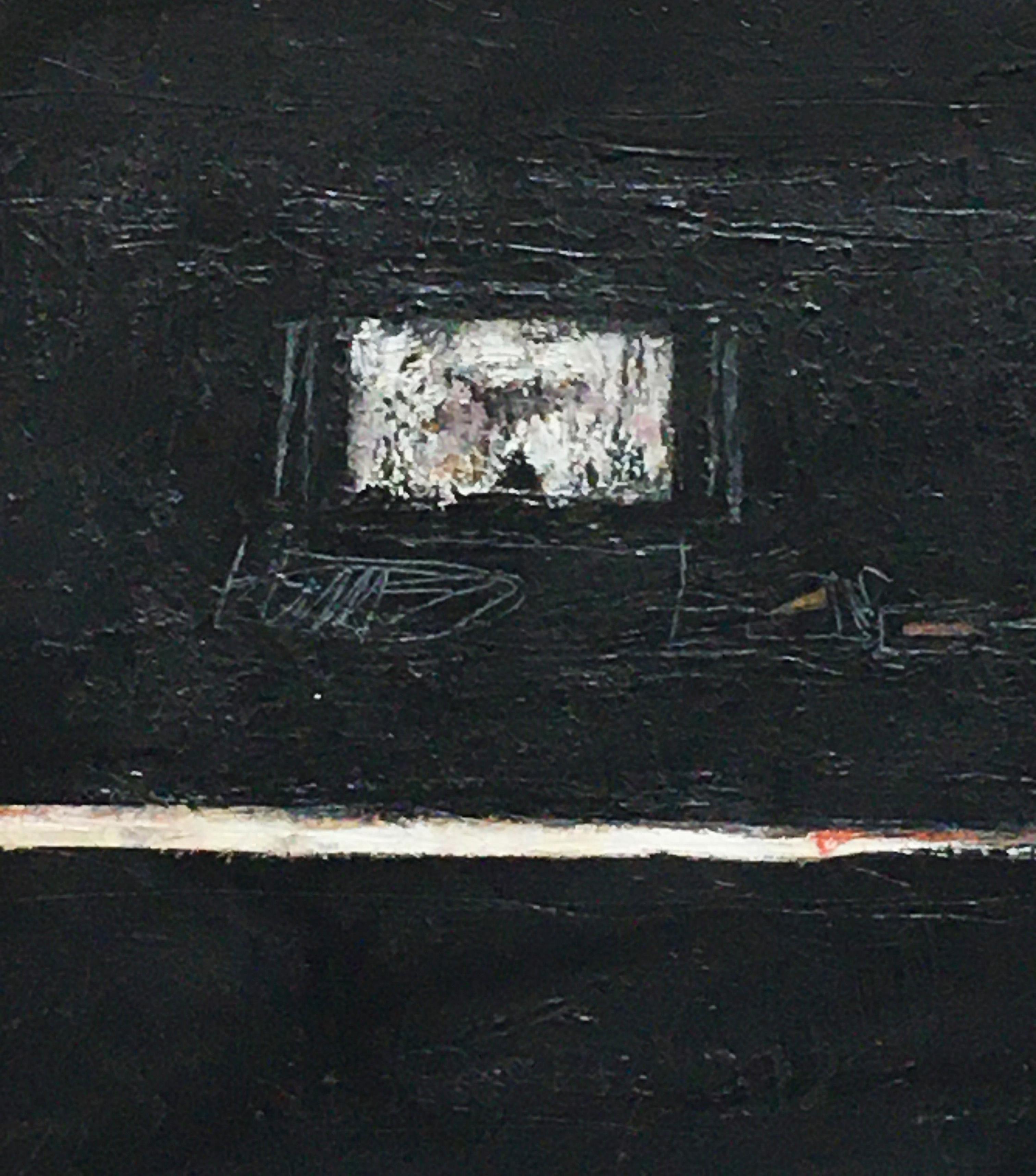 THE VOYAGE - Italian abstract oil on canvas painting, Massimo d'Orta - Abstract Painting by Massimo D'Orta
