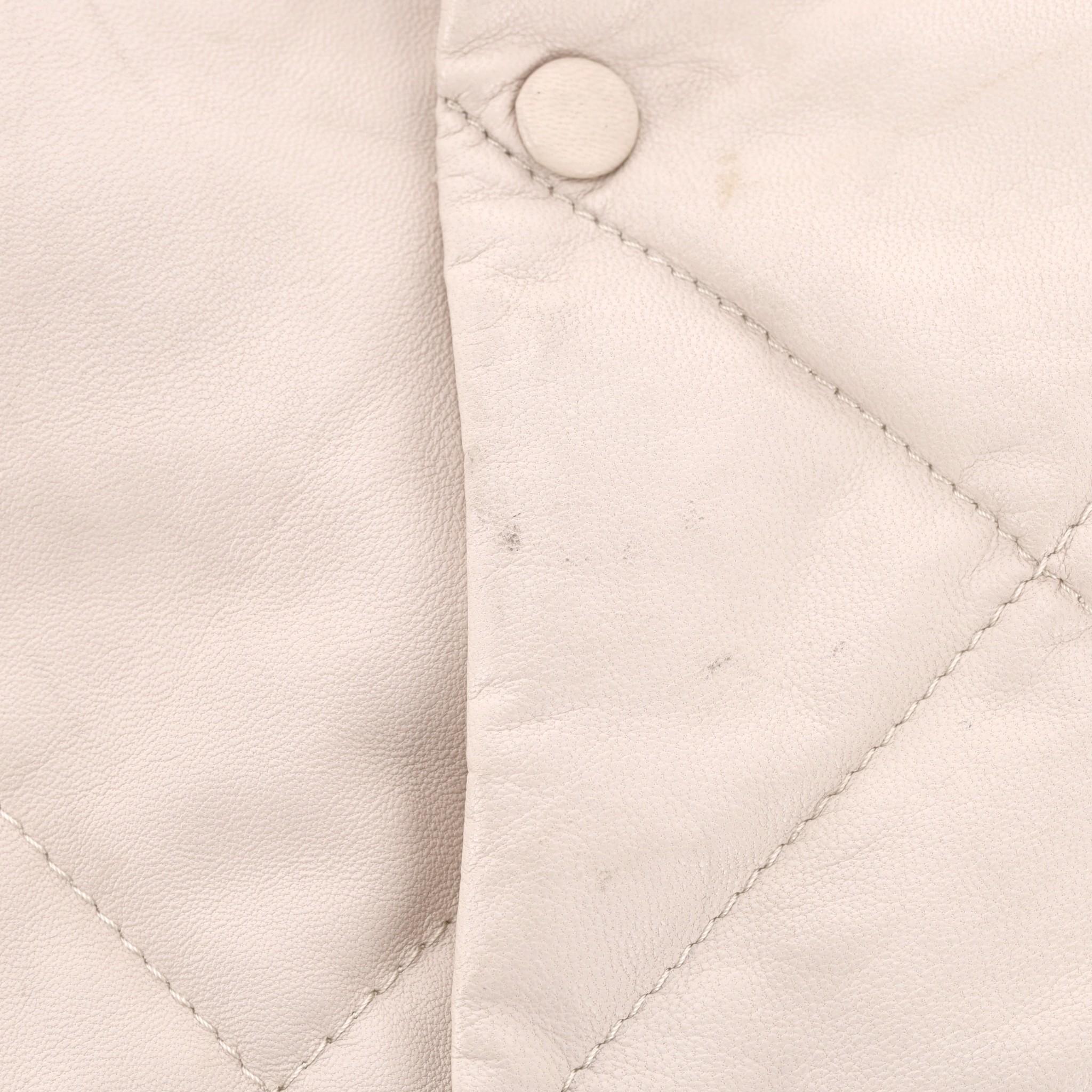 Massimo Dutti Limited Edition Quilted Leather Coat For Sale 6