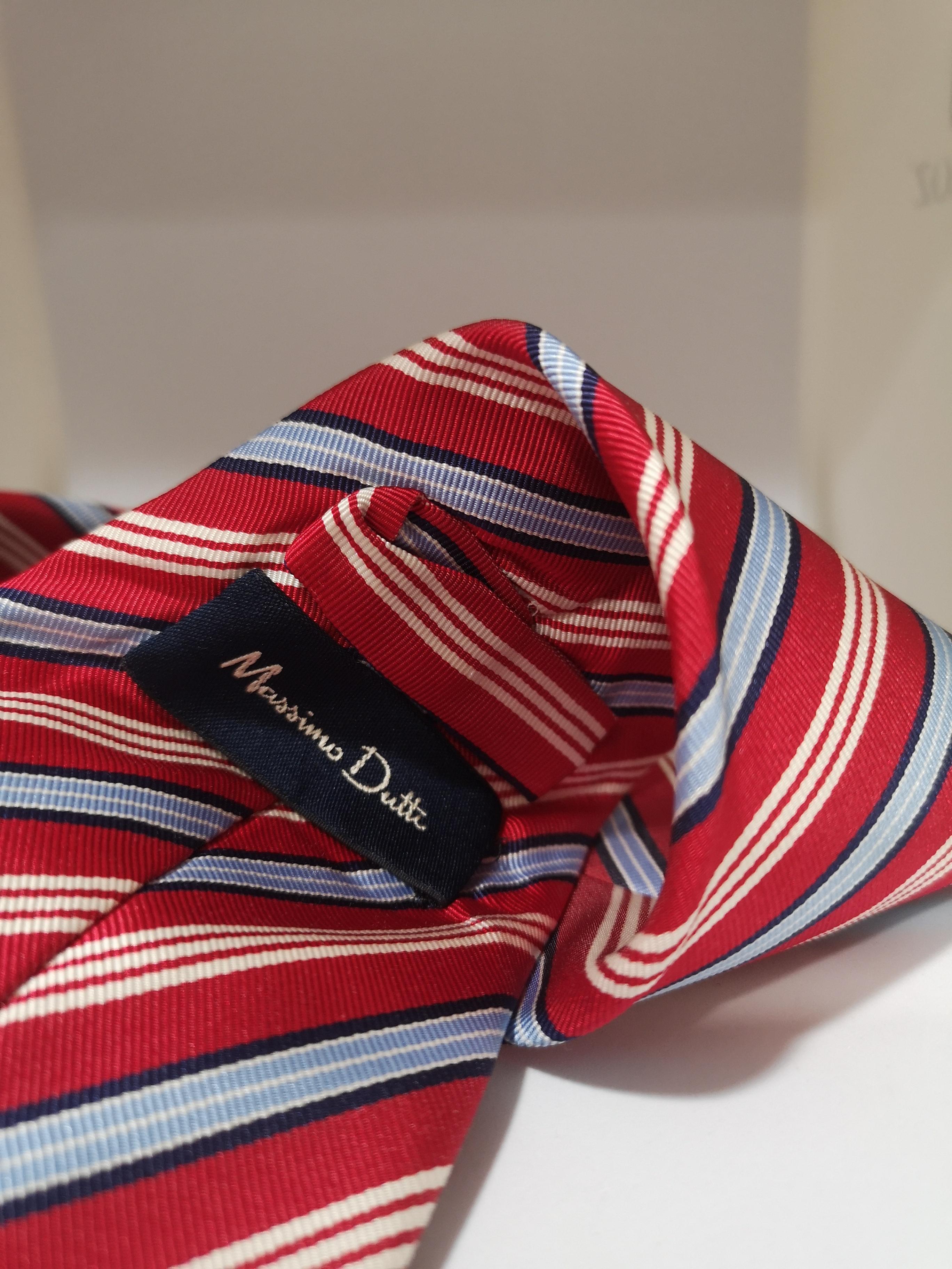 Brown Massimo Dutti Vintage multicoloured tie