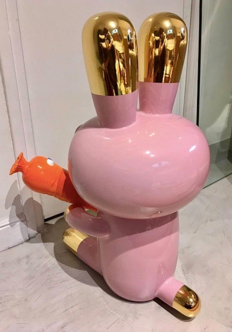 Massimo Giacon Ceramic Sculpture Love Carrot by Superego, Italy For Sale 2