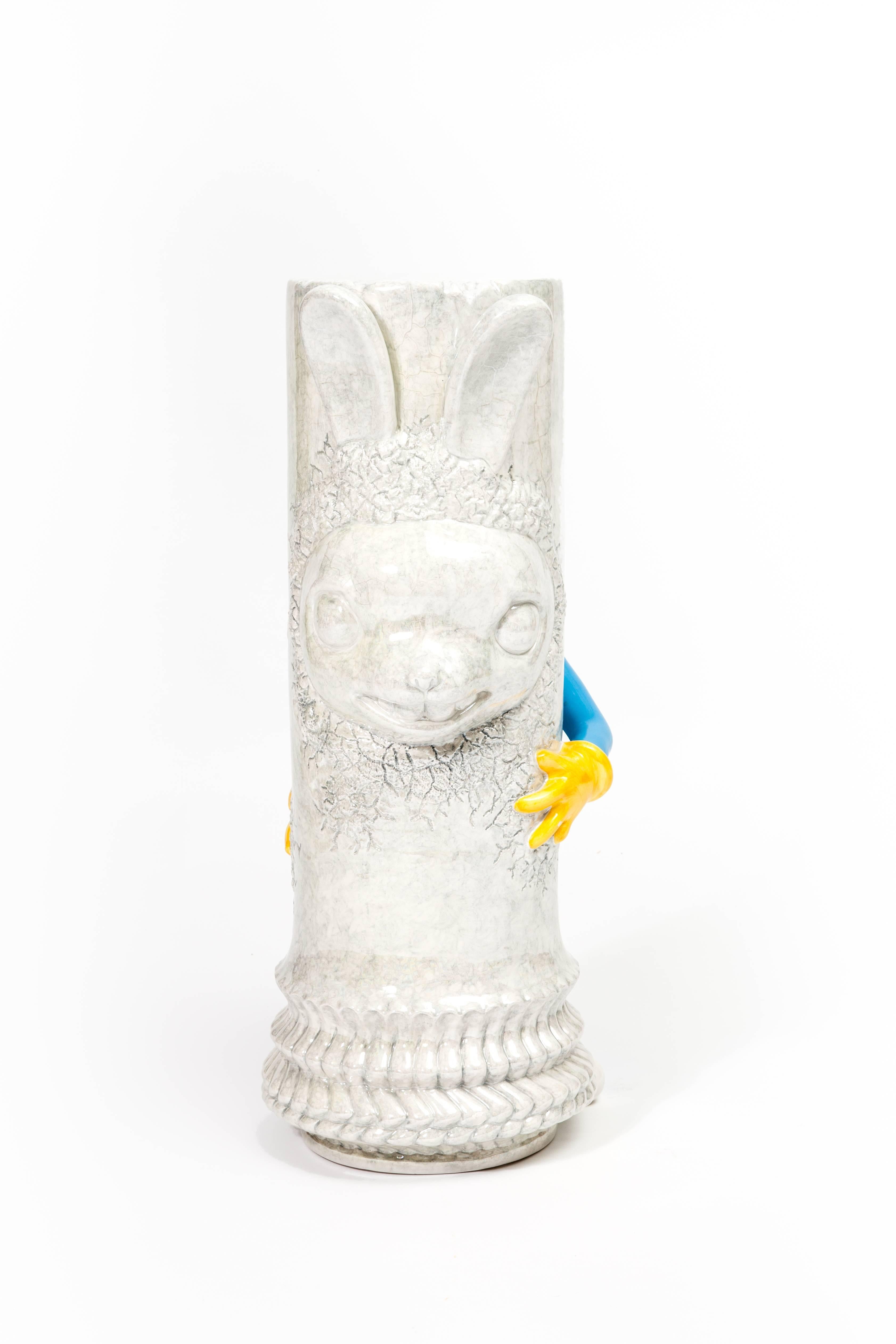 Coniglionna-Keramik-Skulptur von Massimo Giacon für Superego Editions, Italien (Moderne) im Angebot