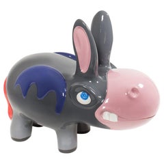 Donkey Ceramic Sculpture by Massimo Giacon for Superego Editions