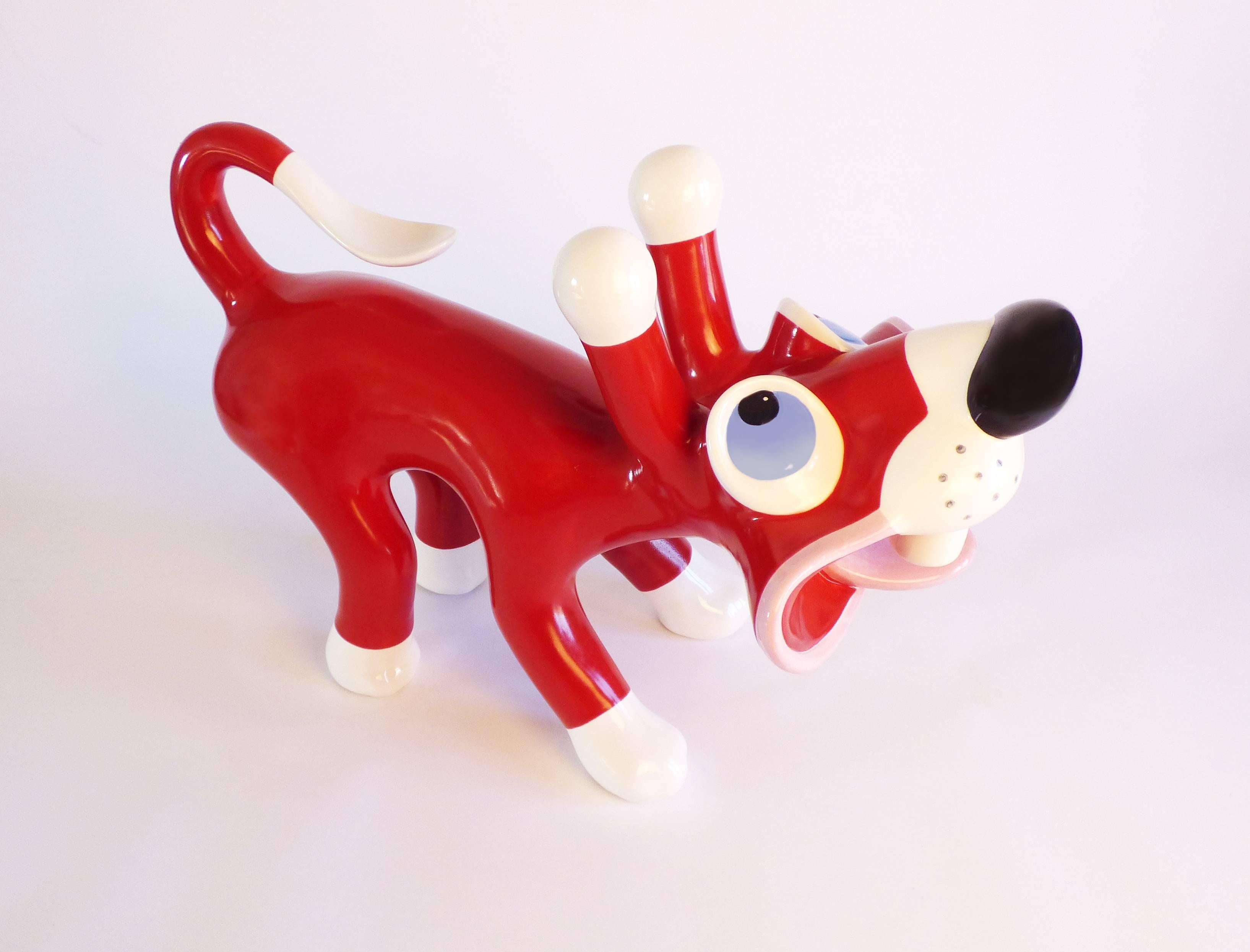 Italian Masocane Ceramic Sculpture by Massimo Giacon for Superego Editions, Italy For Sale