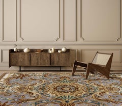 MASSIMO Hand Tufted Transitional Wool & Silk Rugs in Multi Colour by Hands