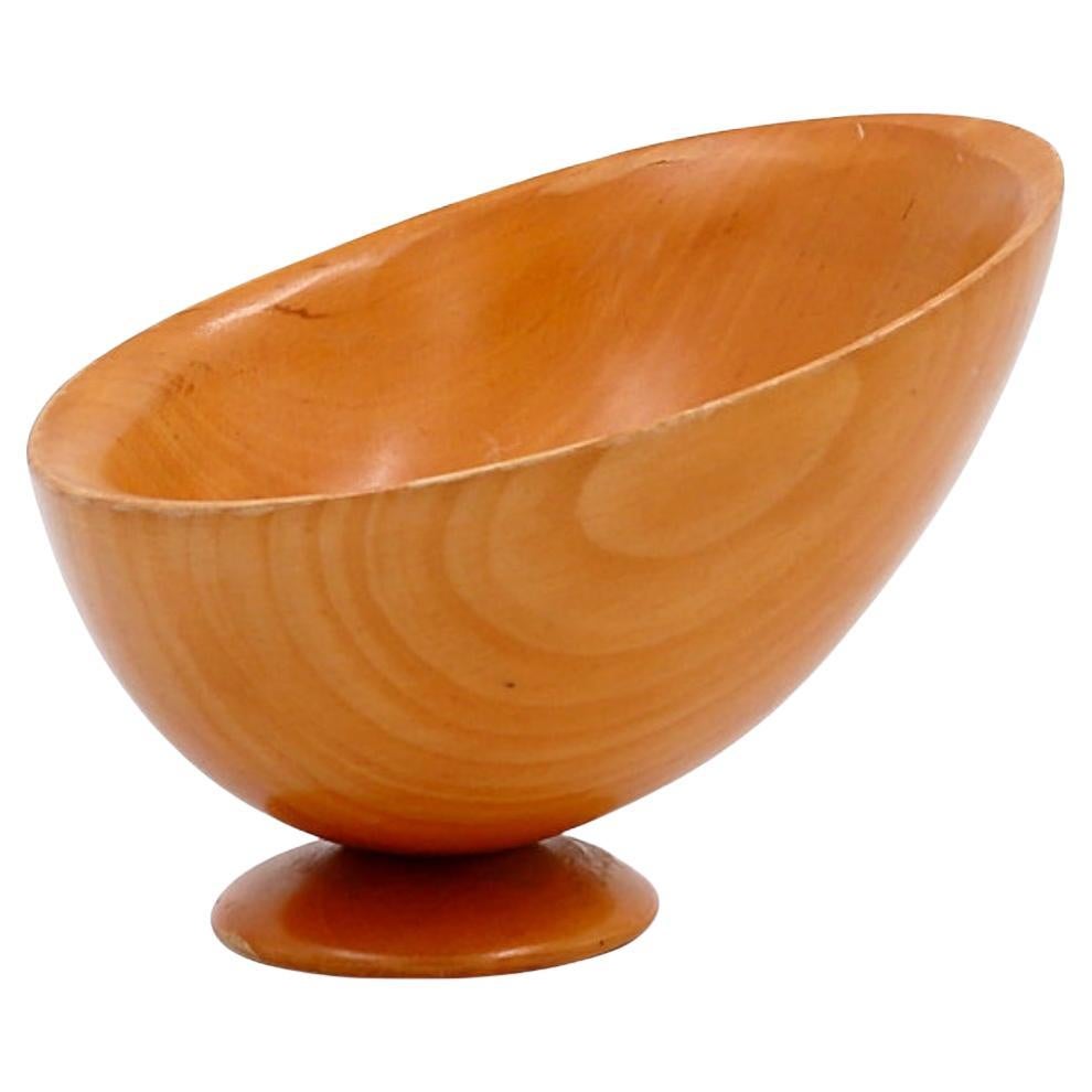 Bol en bois postmoderne Memphis style Twergi de Massimo Iosa Ghini pour Alessi