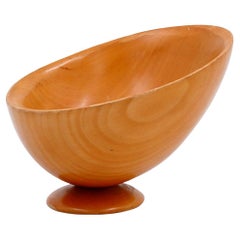 Massimo Iosa Ghini "Twergi" para Alessi Cuenco de madera postmoderno estilo Memphis