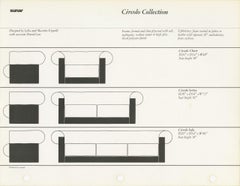 Sofá Circolo de Massimo and Lella Vignelli para Sunar